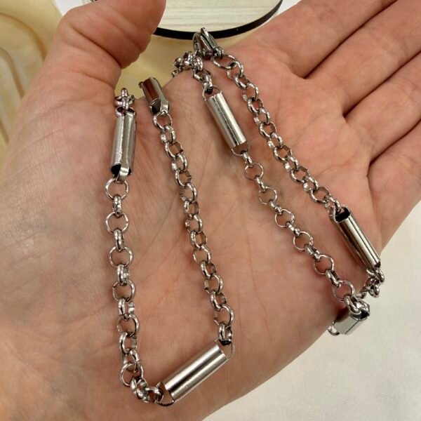 Cadena con tramos mod 10 x 60cm hombre a.q