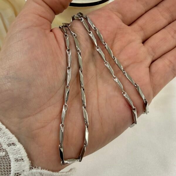 Cadena con tramos mod 13 x 60cm hombre a.q