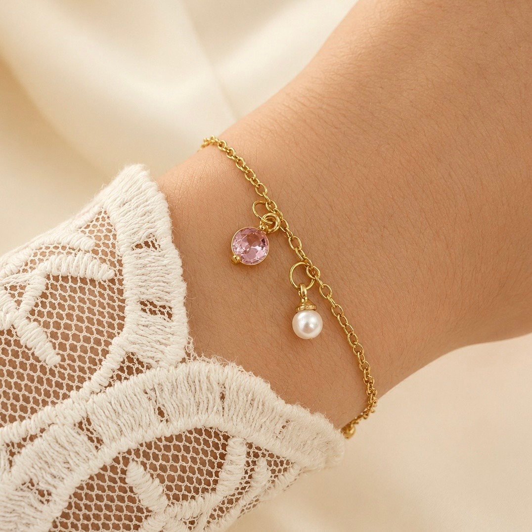 pulseras doradas mod Y (colores varios)