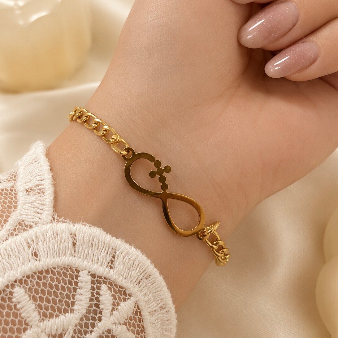 pulseras doradas mod L