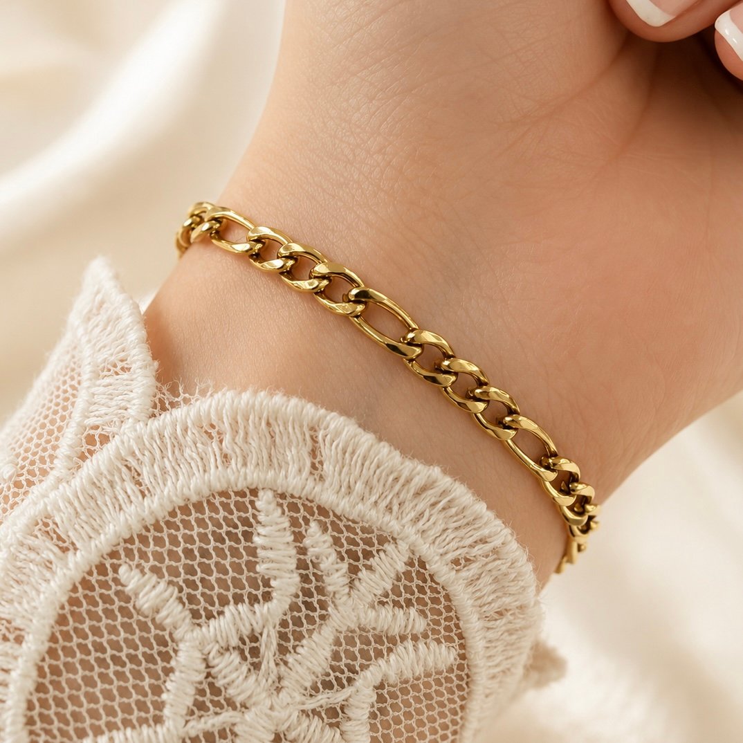 pulseras doradas mod K