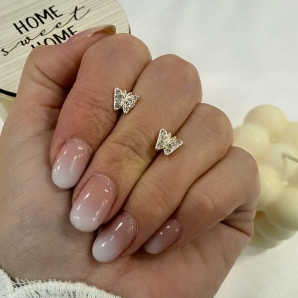 aros mariposa cubic blanco a.b outlet