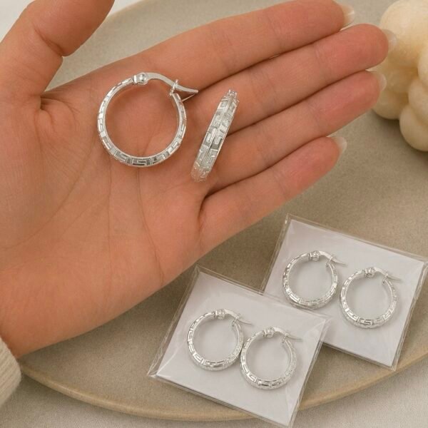 a alfi set x 3 pares argollas distintos  tamaños mod K