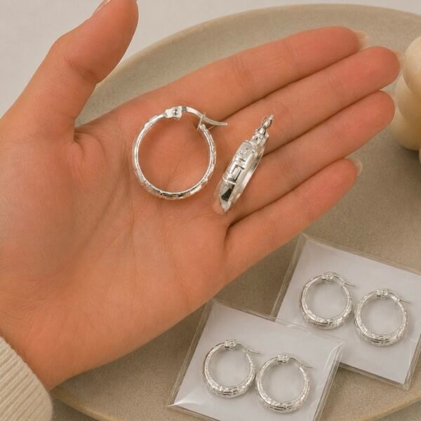 a alfi set x 3 pares argollas distintos  tamaños mod O
