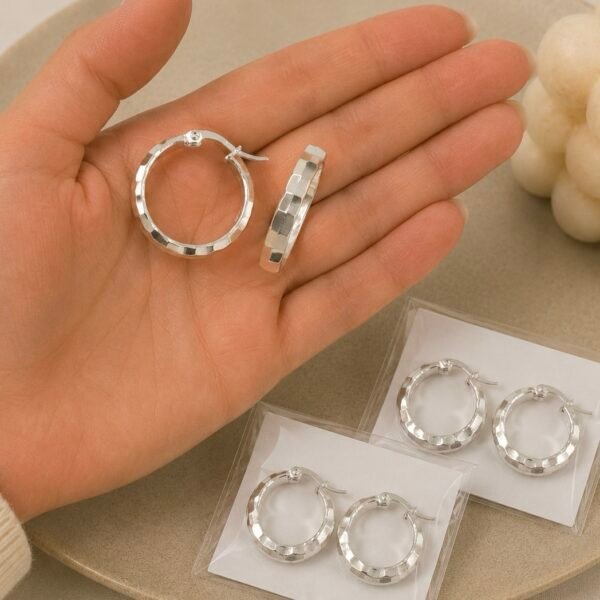 a alfi set x 3 pares argollas distintos  tamaños mod Q