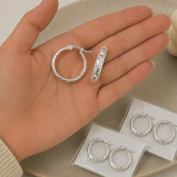 a alfi set x 3 pares argollas distintos  tamaños mod L