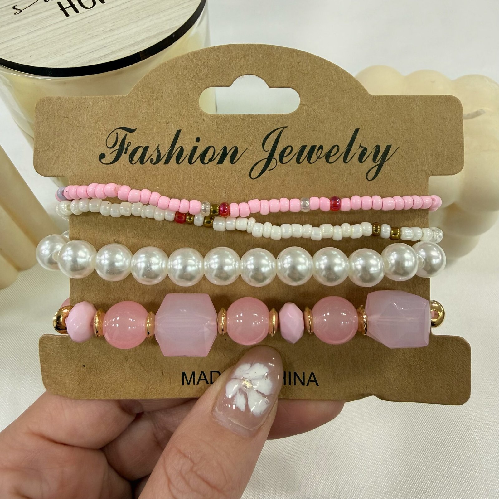 set pulseras x4 extensibles (colores varios) mod 6 - Image 5