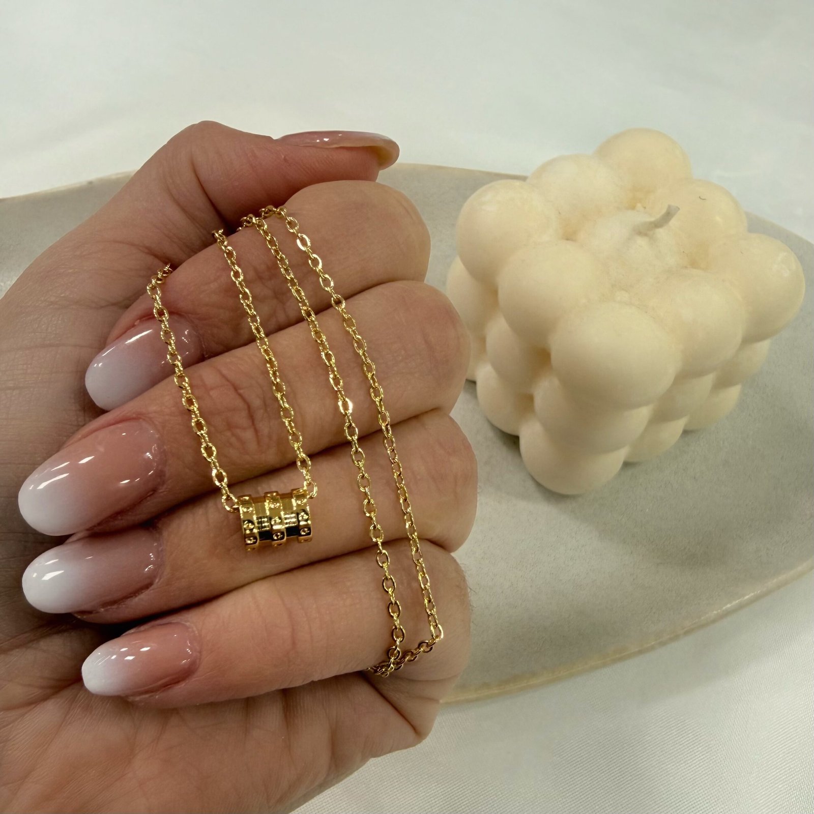 conjunto diseño dorado mod N