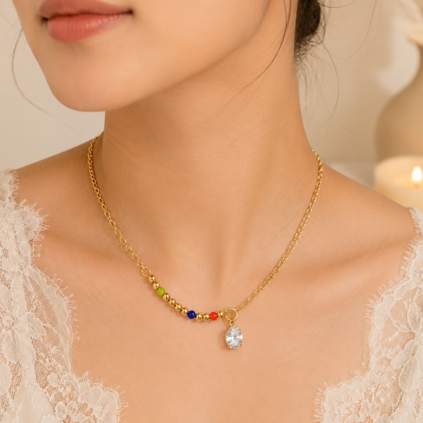 conjunto con bolitas y cubic oval