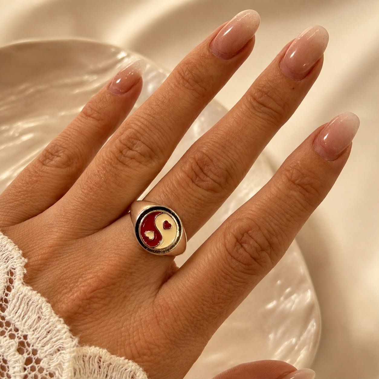 a anillo abud 23 esmaltado