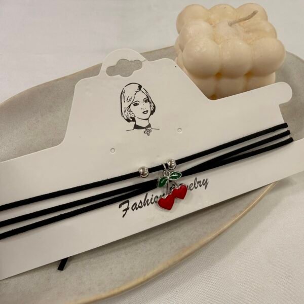 collar choker cherry 2 mod surtidos