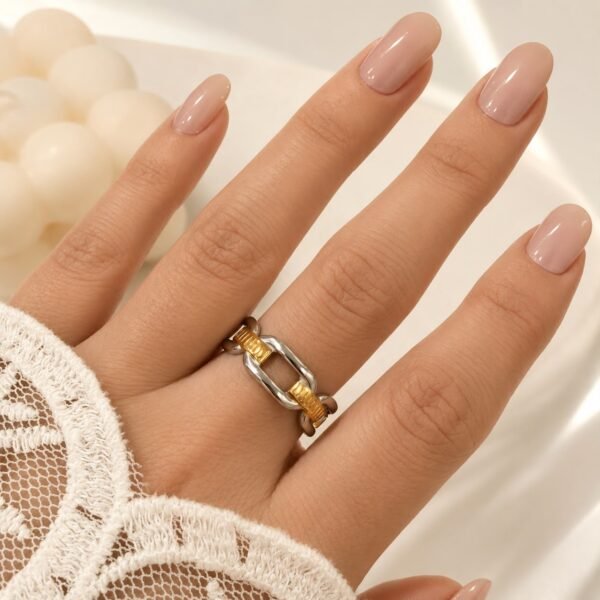 anillo astrid 10 regulable a. quirurgico combinado dorado