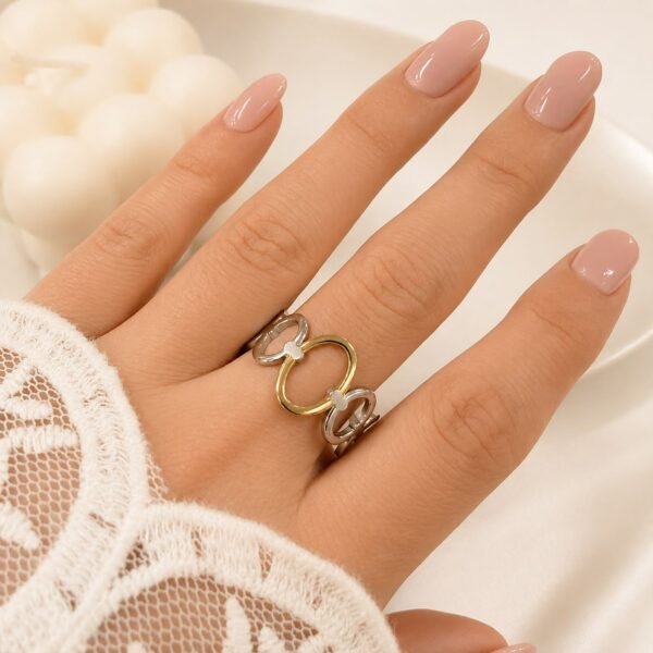 anillo astrid 9 regulable a. quirurgico combinado dorado