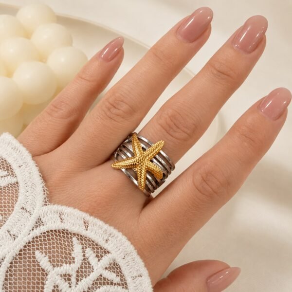 anillo astrid 4 regulable a. quirurgico combinado dorado