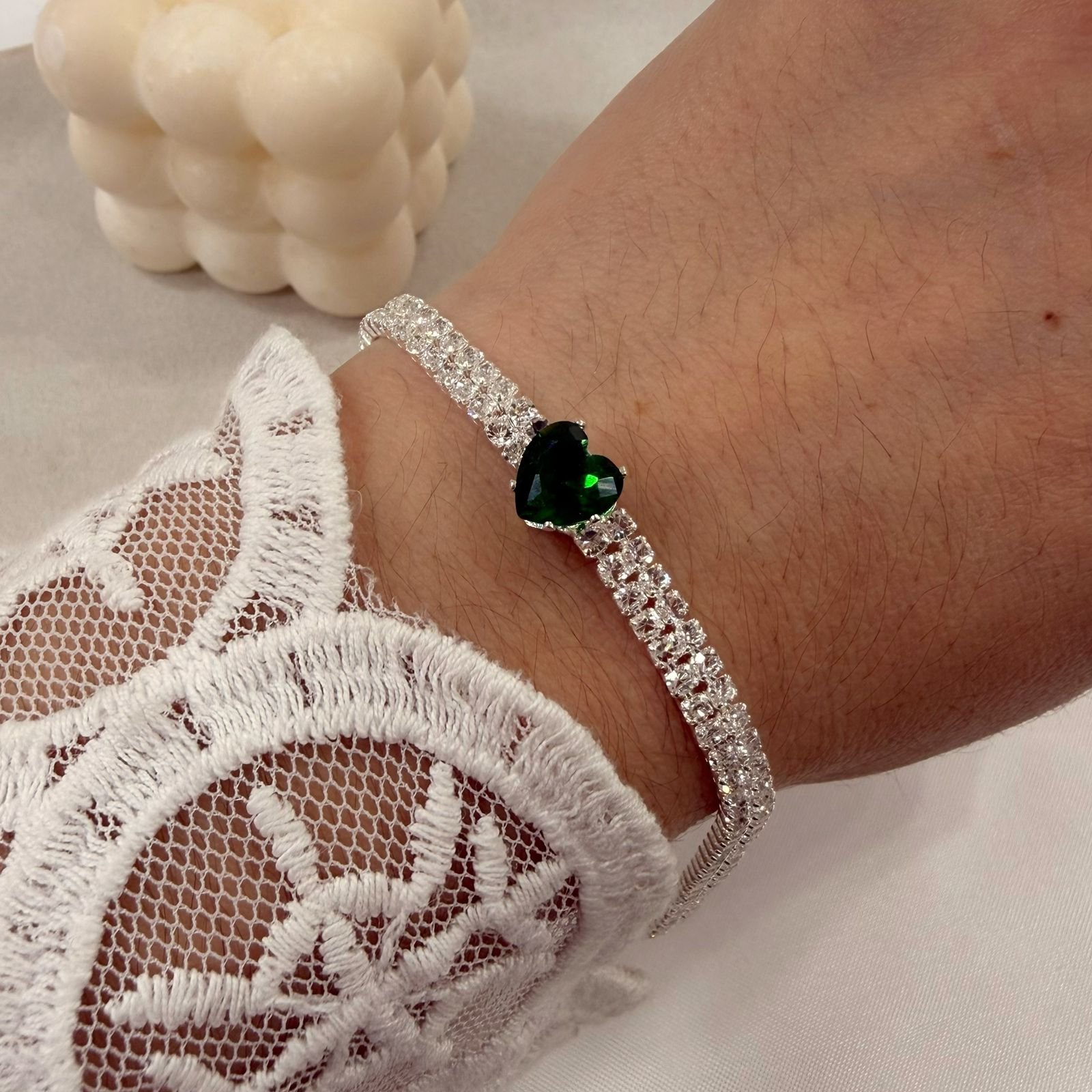 0oferta pulsera brillo mod corazon - Image 7