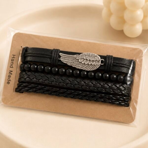 a set Pulseras hombre mod B a.q