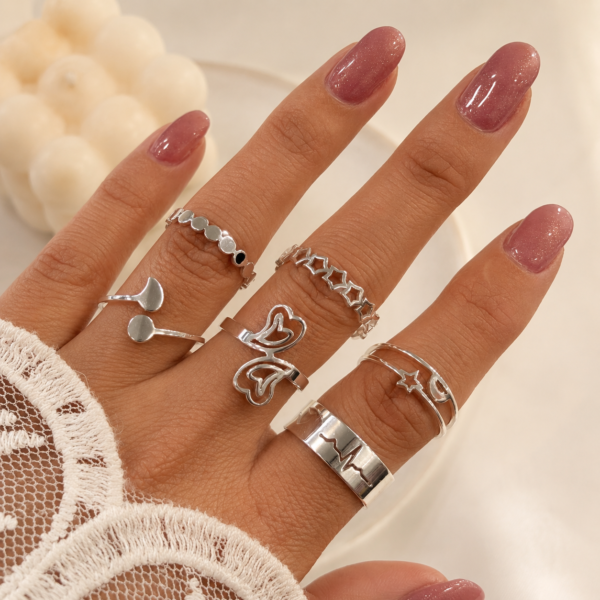 a a kit x 6 anillos modelo bari 3 a.b