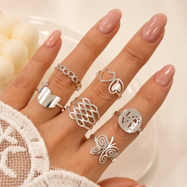 a a kit x 6 anillos modelo bari 1 a.b
