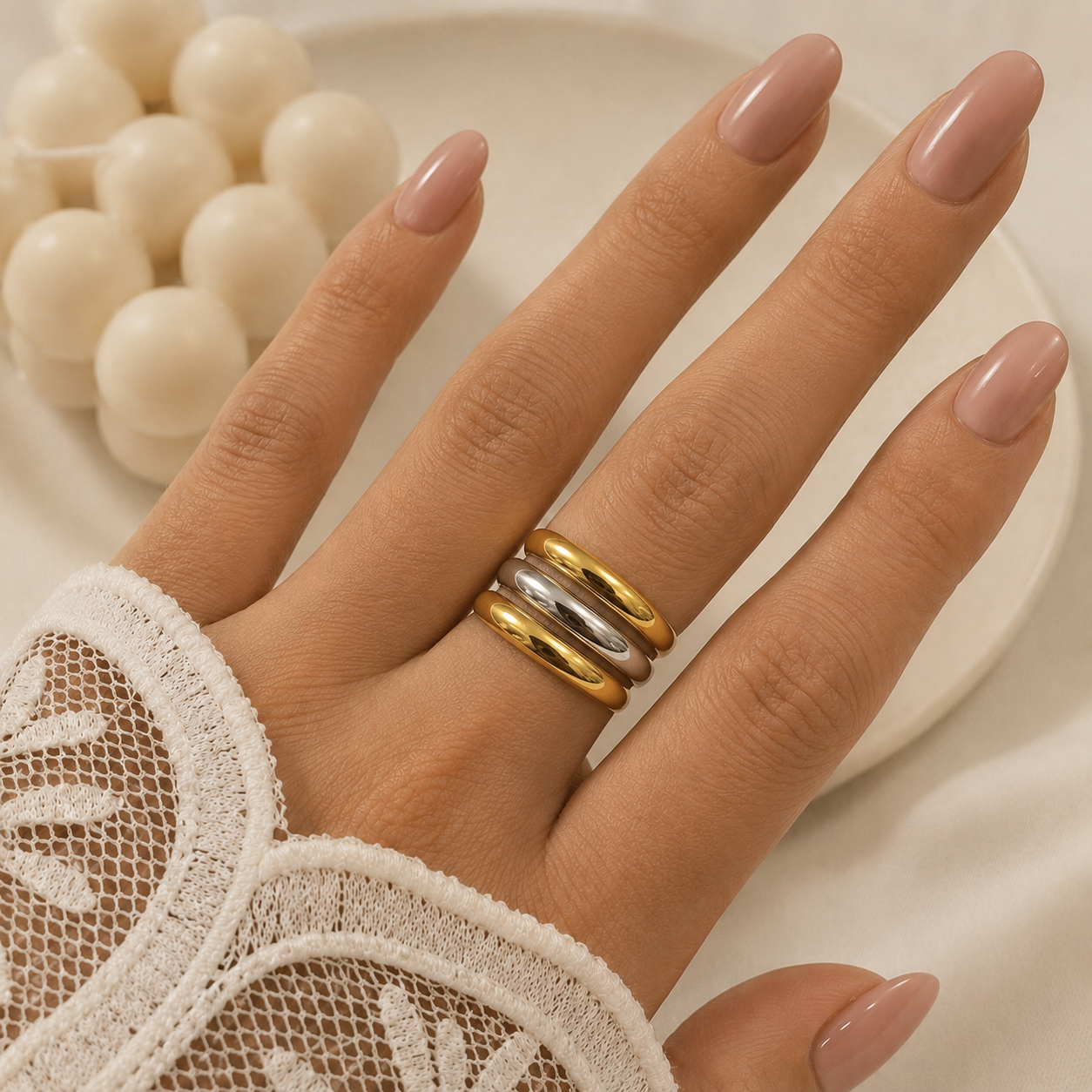 anillo astrid 31 regulable a. quirurgico combinado dorado