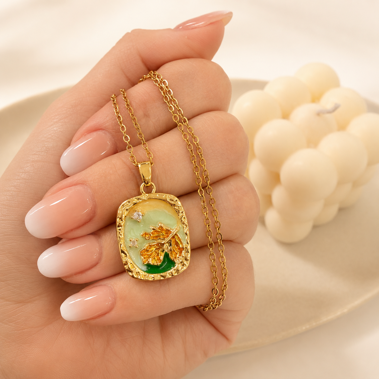 conjunto diseño dorado mod D