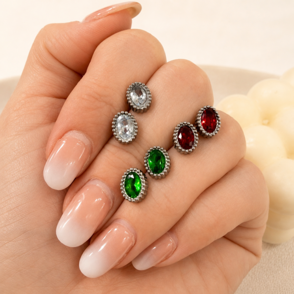 a a set x 3 pares aros mod D a.q