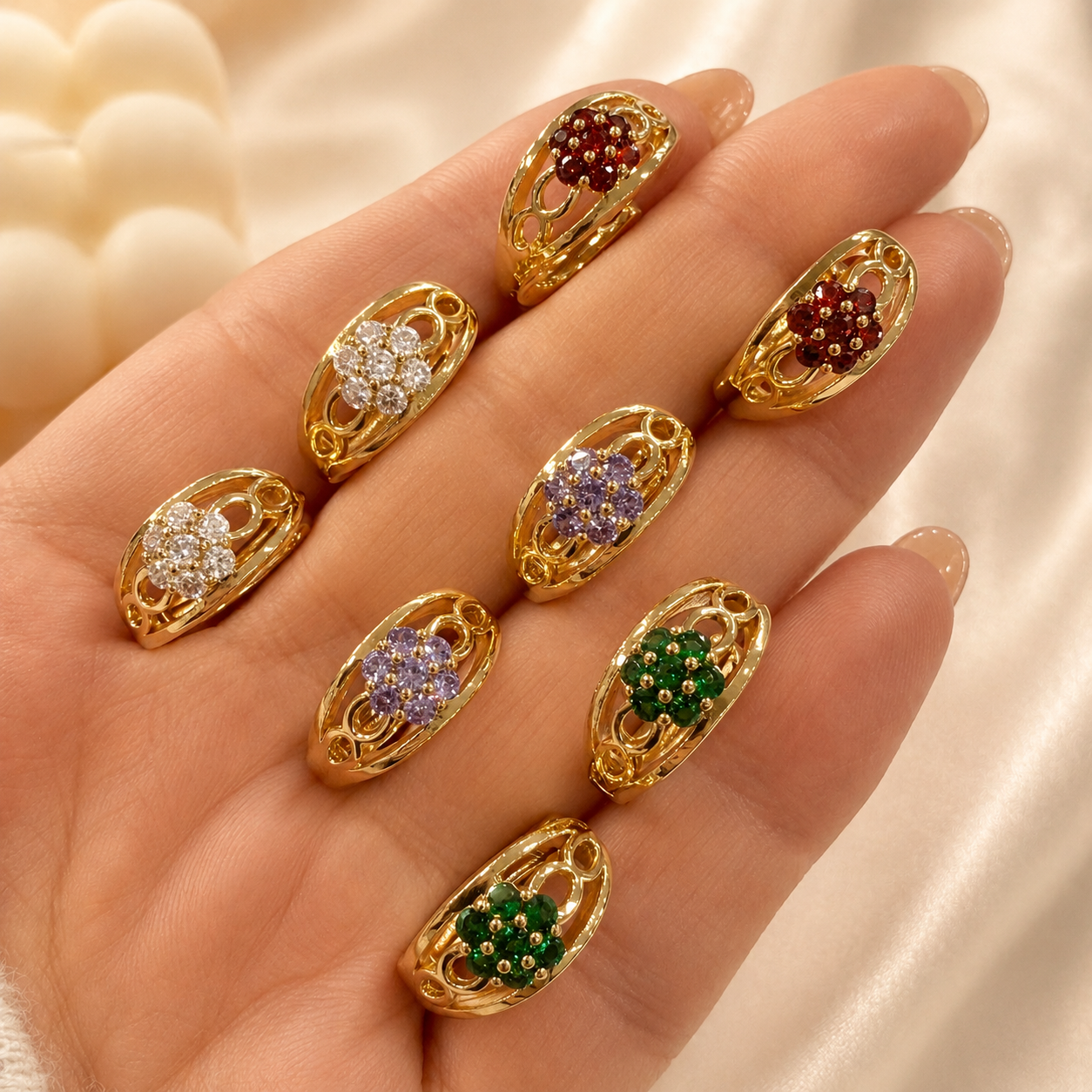 aros 0 albi dorado mod 37 (colores varios)