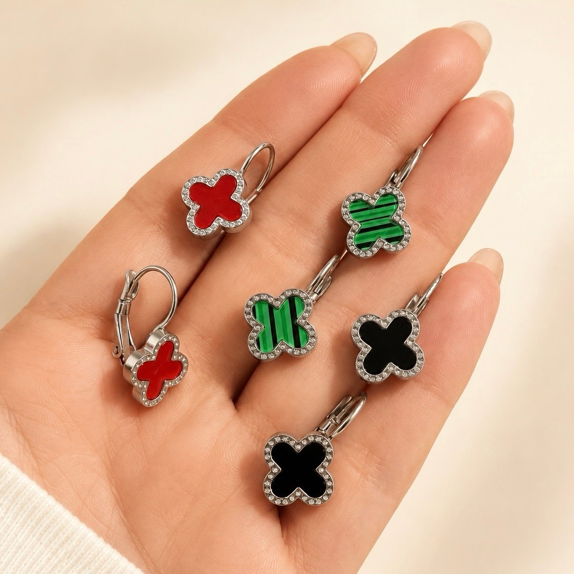 a a set x 3 pares aros mod I a.q - Image 2