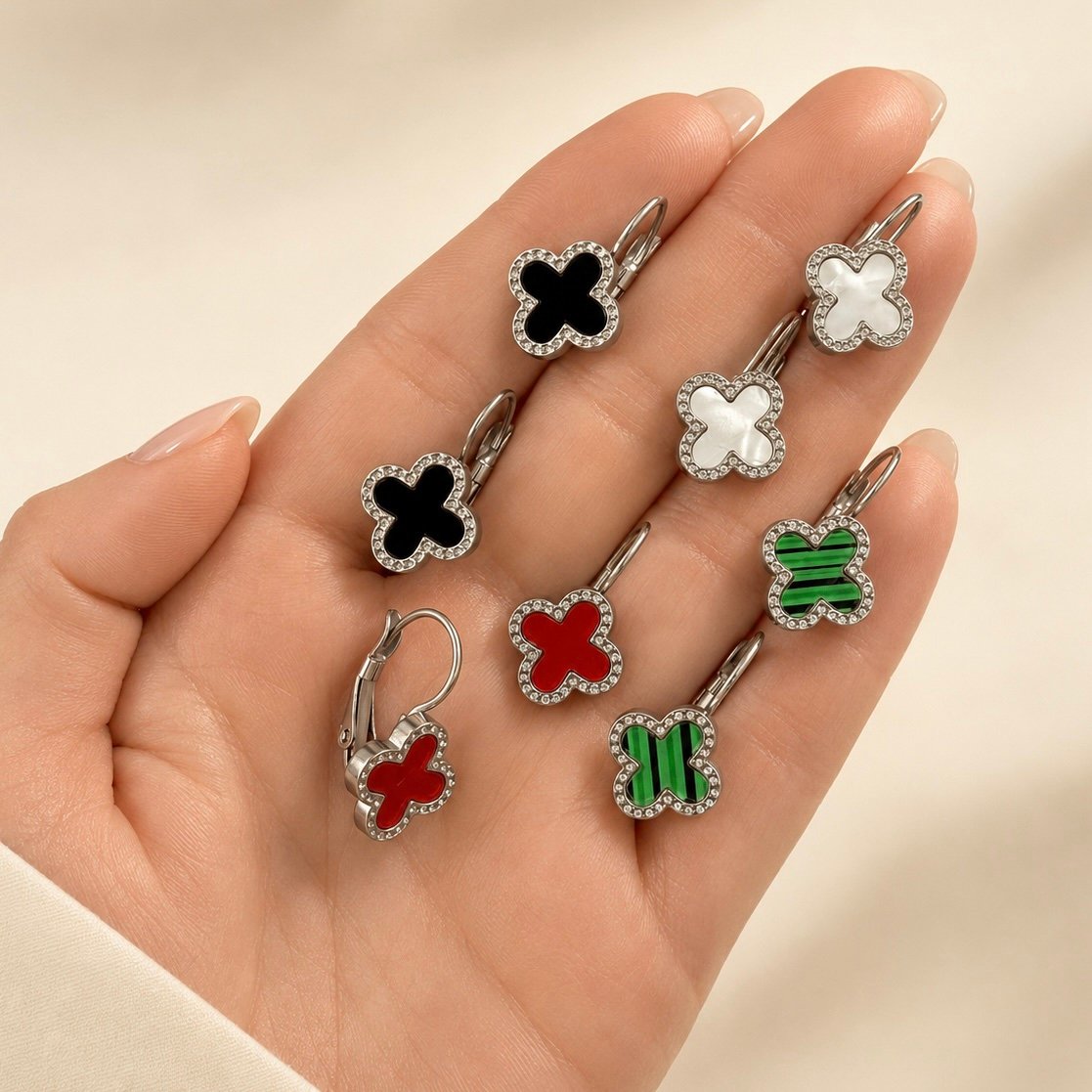 a a set x 3 pares aros mod I a.q