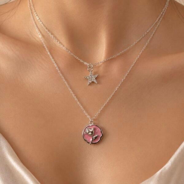 a 0 collar plateado mod Tuli 25