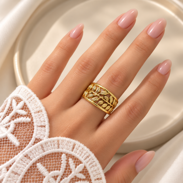 anillo a acai 2 dorado