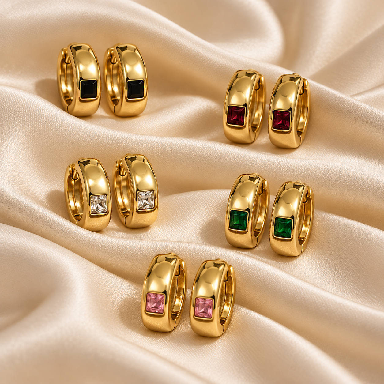 aros 0 albi dorado mod 106 (colores varios)