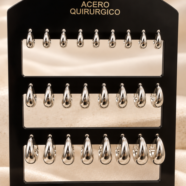 a a blister x 12 aros ac quirurgico gotas 3 tamaños