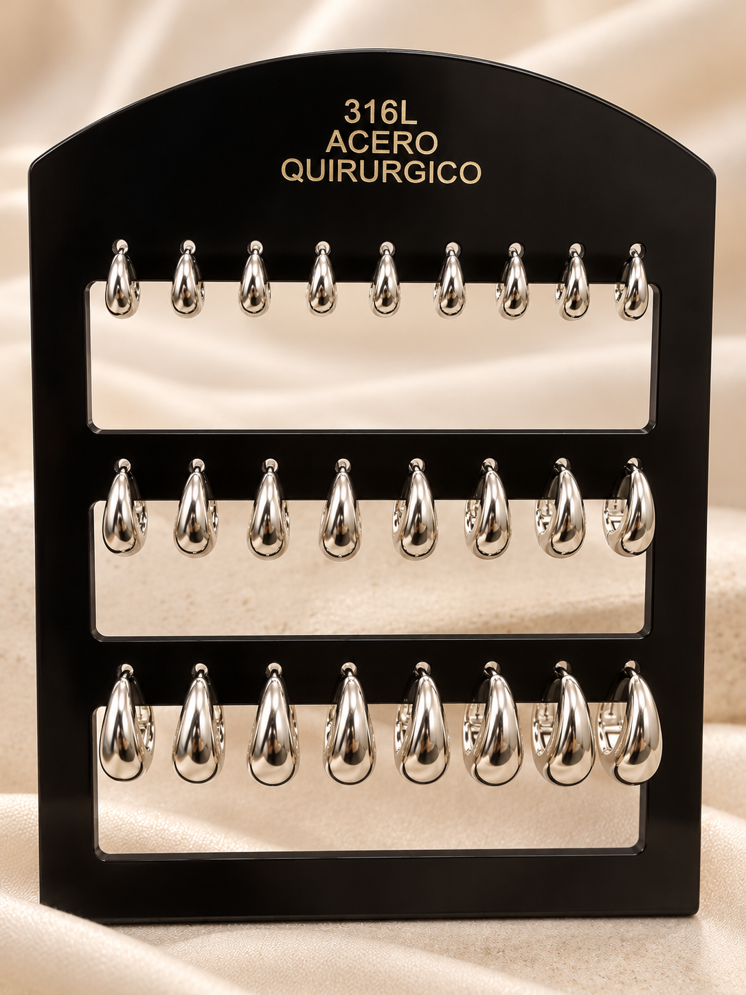 a a blister x 12 aros ac quirurgico gotas 3 tamaños